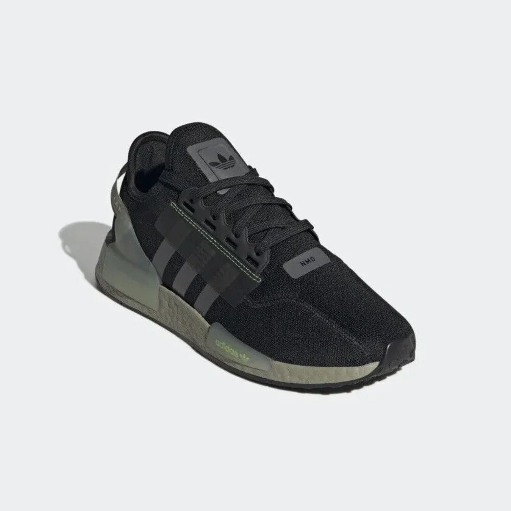 13M - [NEW] Men's adidas‎ NMD_R1 V2 Shoes Black GY6166